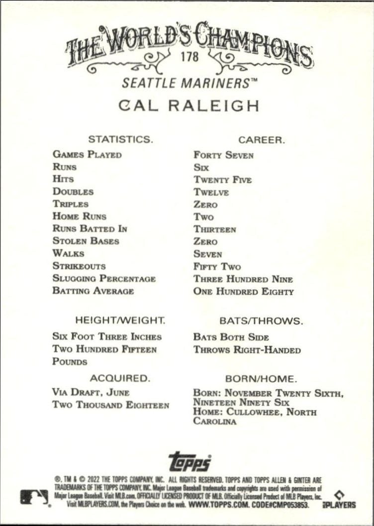 Cal Raleigh thumbnail 2