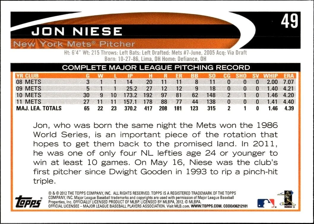 Jon Niese thumbnail 2