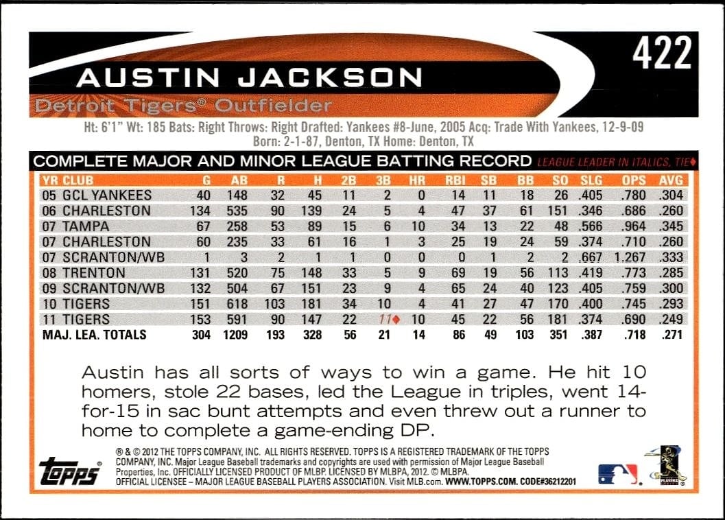 Austin Jackson thumbnail 2