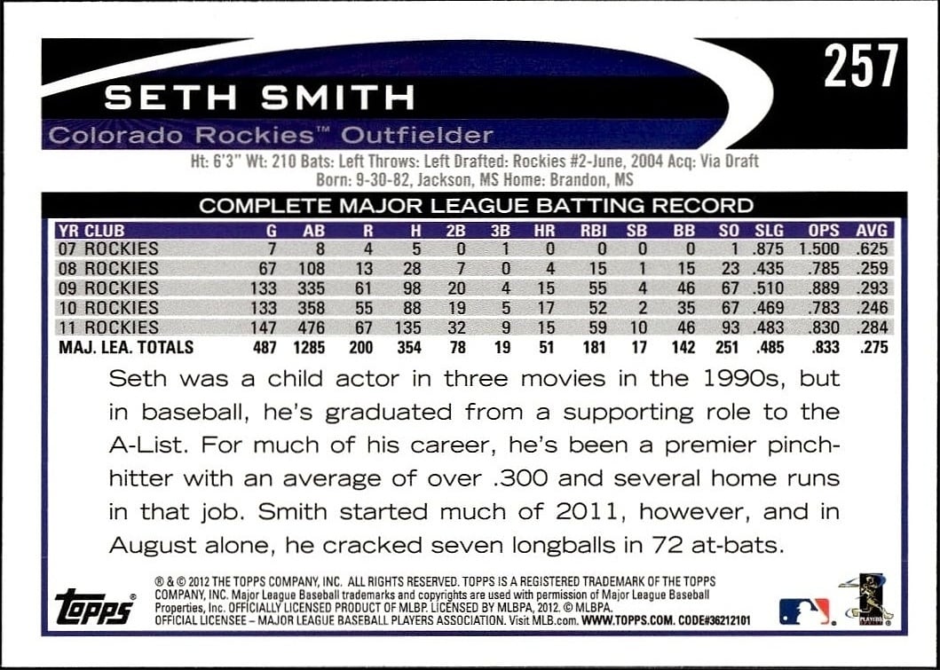 Seth Smith thumbnail 2