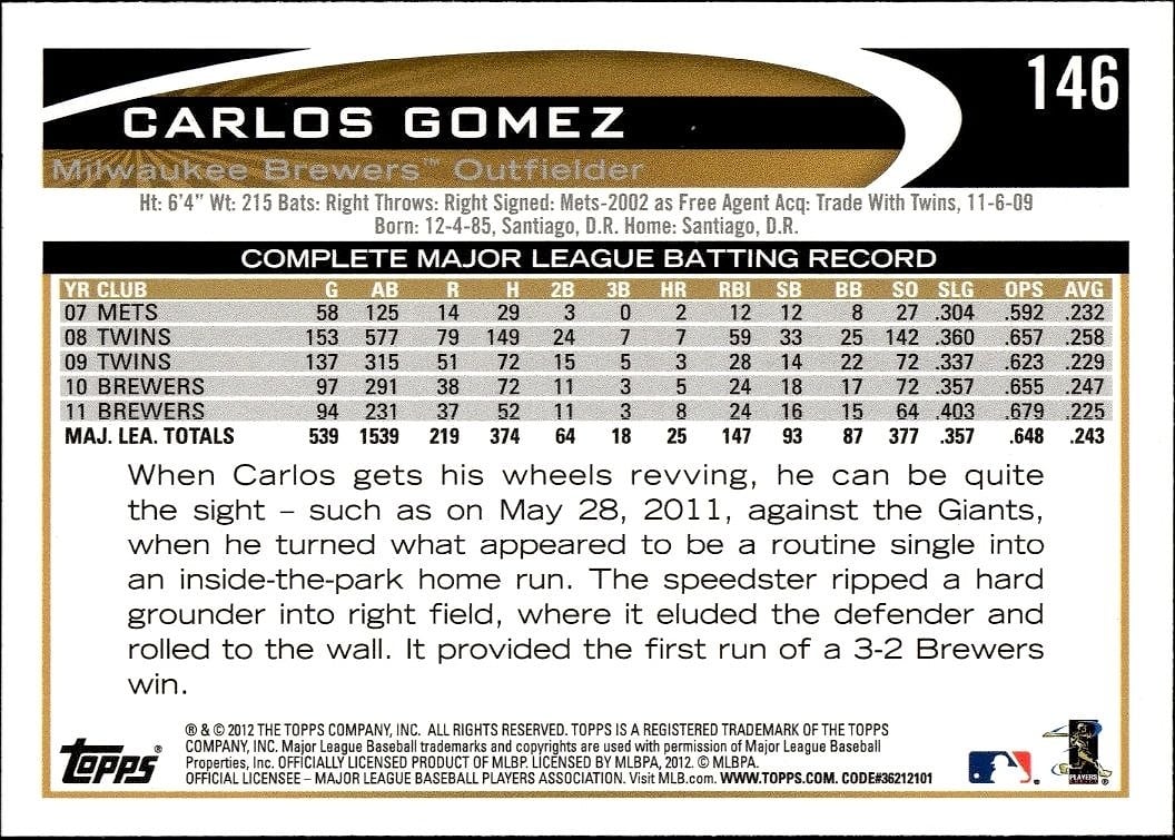 Carlos Gomez thumbnail 2