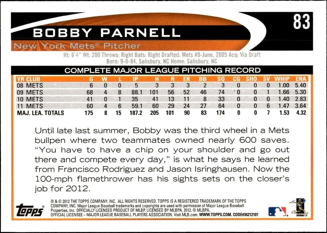 Bobby Parnell thumbnail 2