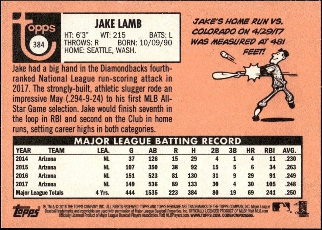Jake Lamb thumbnail 2