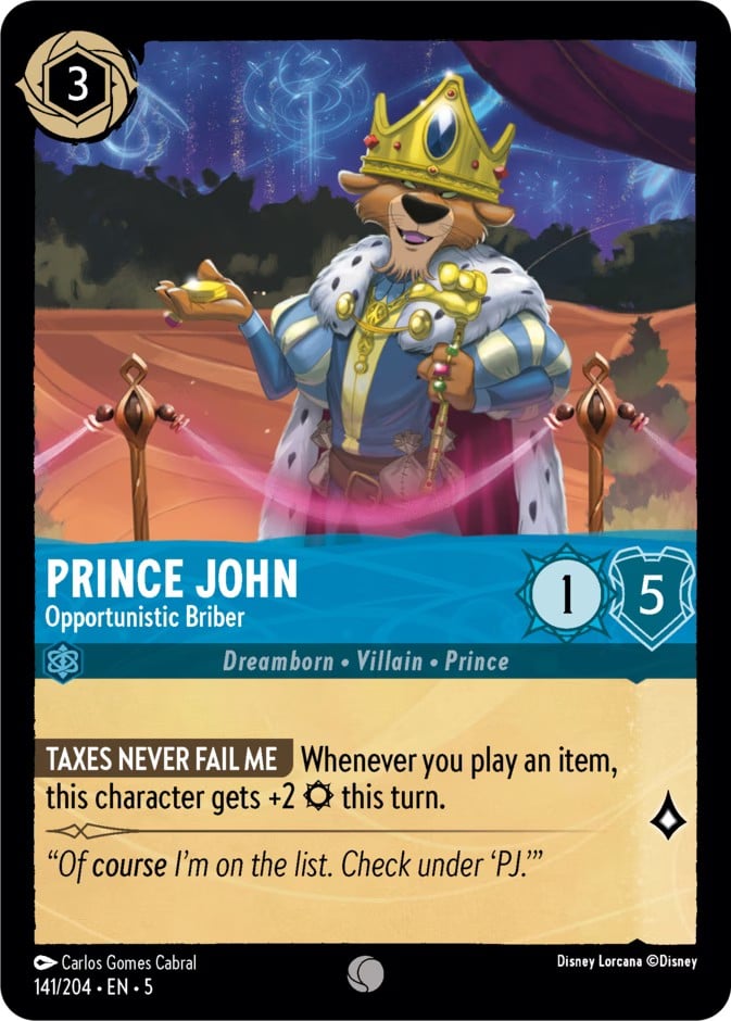 Prince John - Opportunistic Briber Prince John - Opportunistic Briber - Image 1