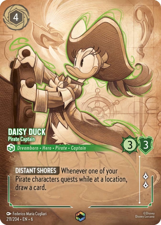 Daisy Duck - Pirate Captain Daisy Duck - Pirate Captain - Image 1