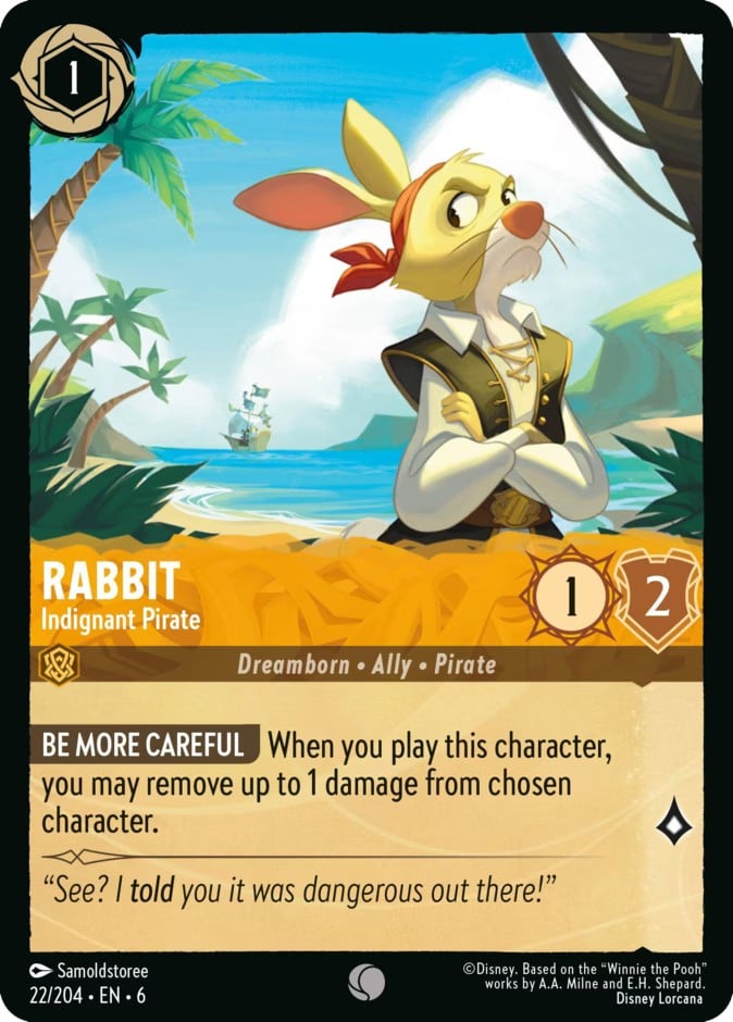 Rabbit - Indignant Pirate Rabbit - Indignant Pirate - Image 1