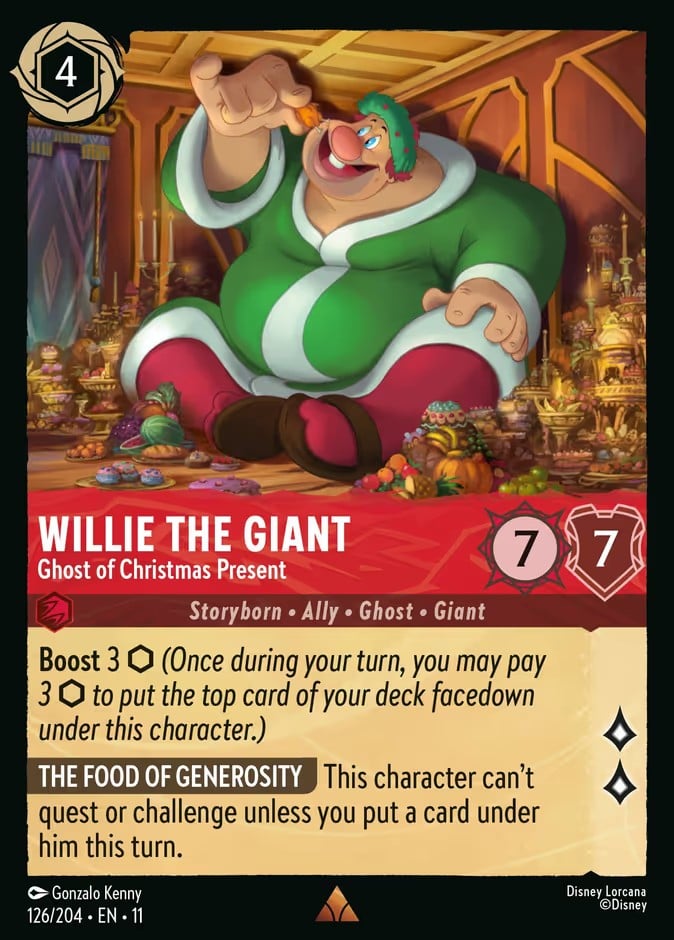 Willie the Giant - Ghost of Christmas Present Willie the Giant - Ghost of Christmas Present - Image 1