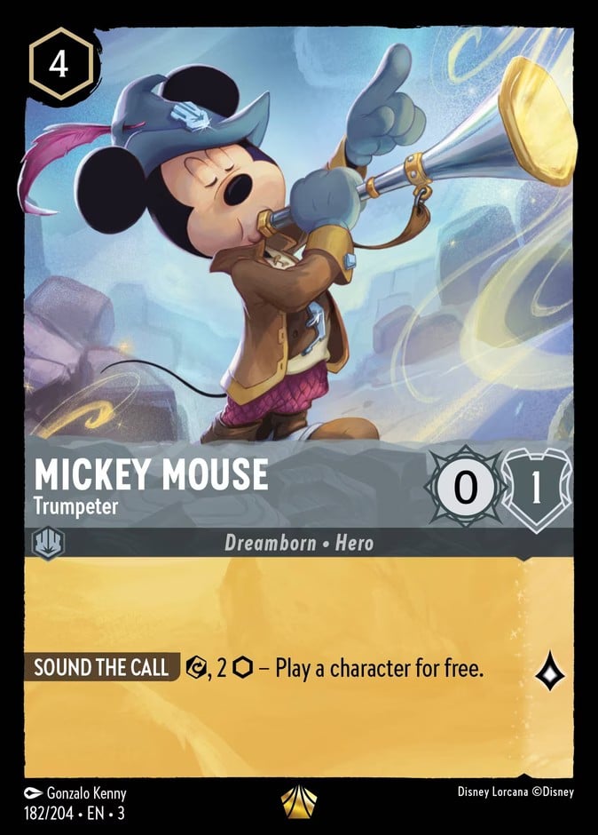 Mickey Mouse - Trumpeter Mickey Mouse - Trumpeter - Image 1