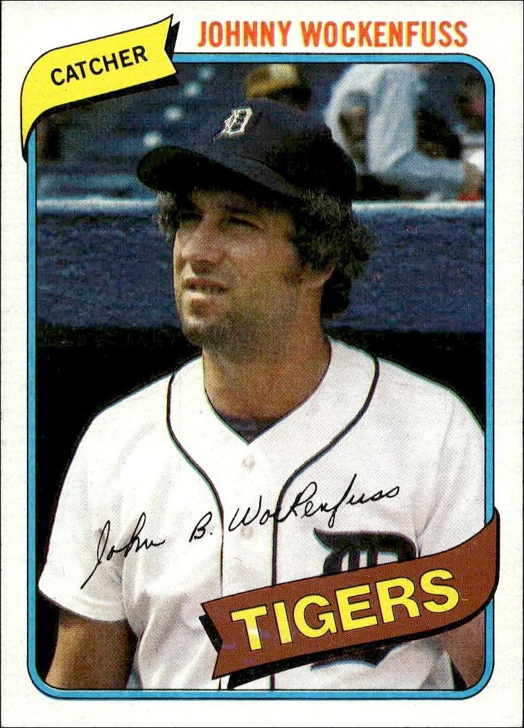 1980 Topps Johnny Wockenfuss #338 trading card