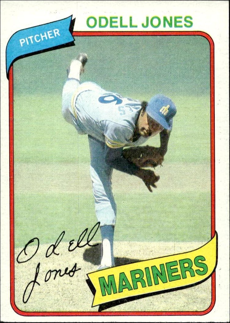 1980 Topps Odell Jones #342 trading card