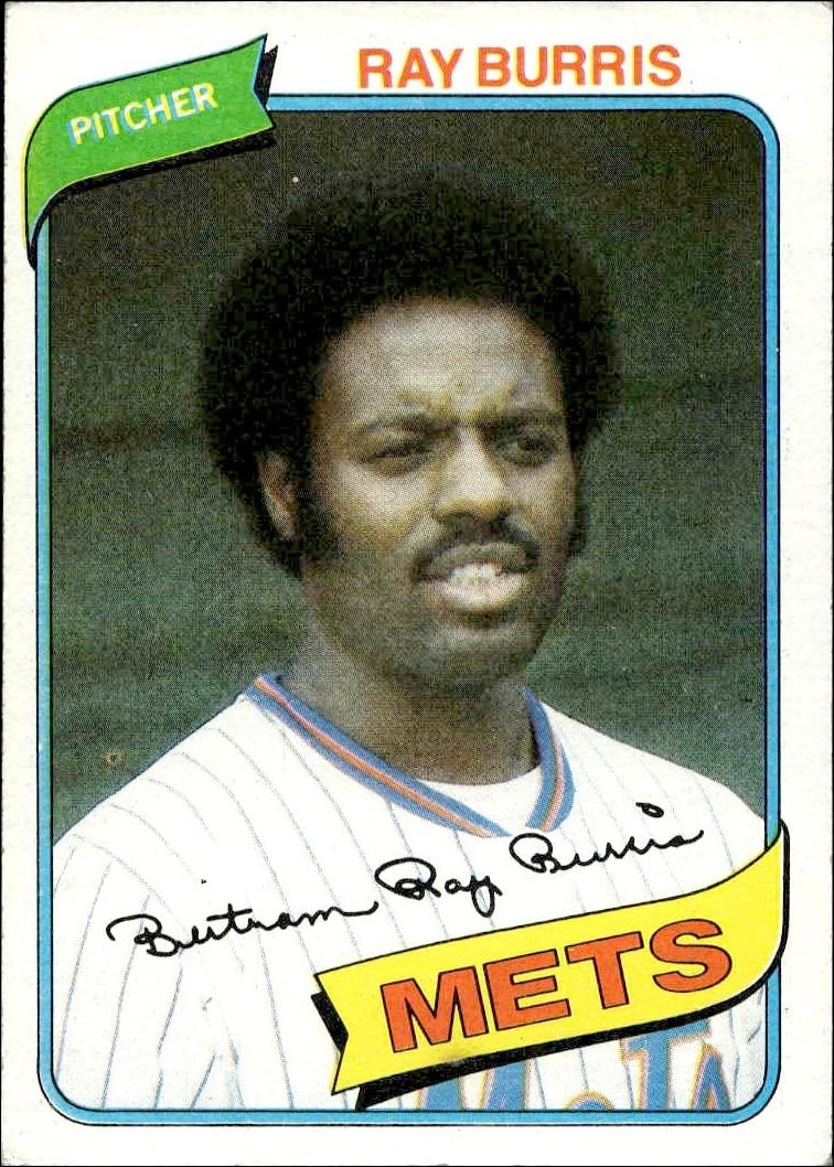 1980 Topps Ray Burris #364 trading card