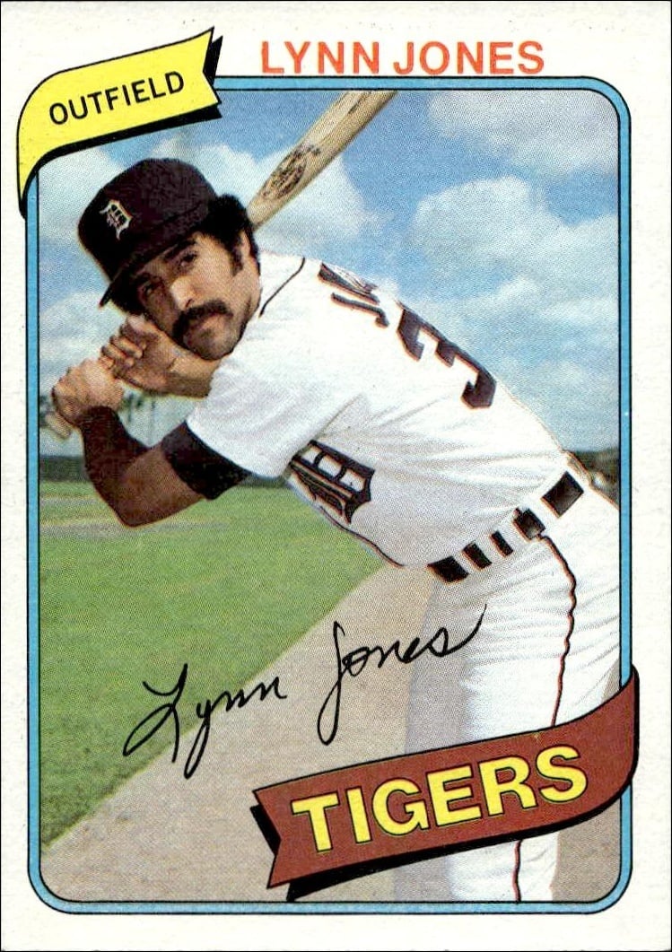 1980 Topps Lynn Jones #123 trading card