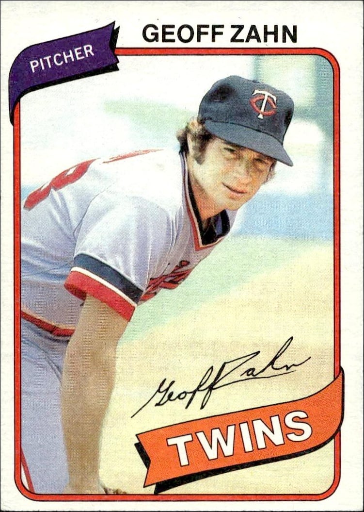 1980 Topps Geoff Zahn #113 trading card
