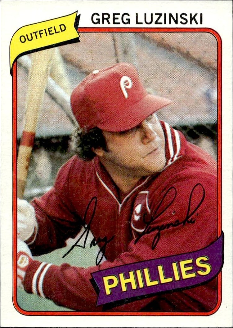 1980 Topps Greg Luzinski #120 trading card