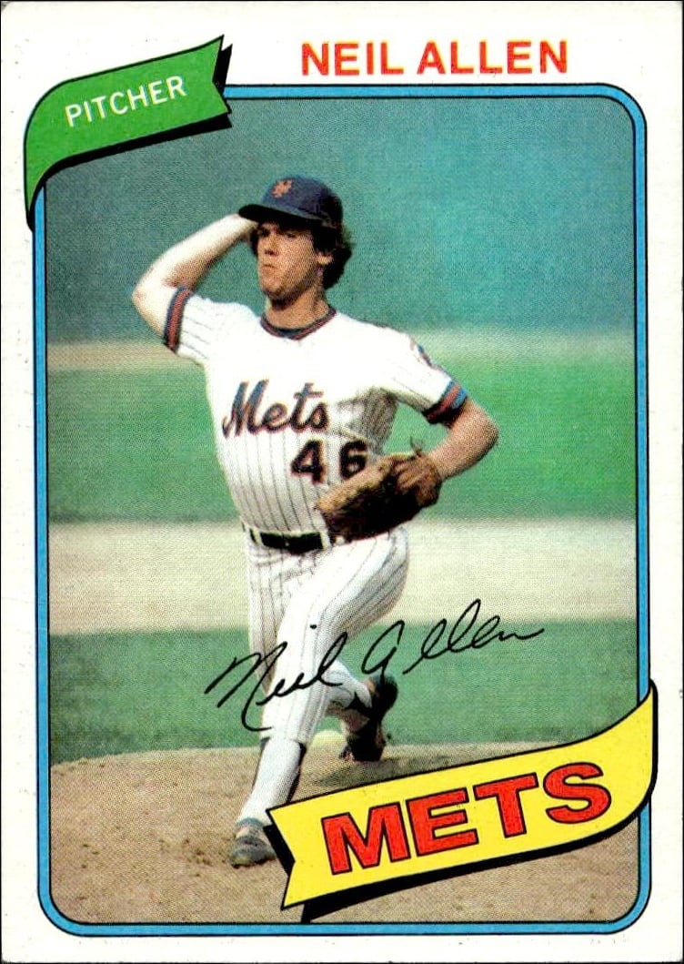 1980 Topps Neil Allen #94 trading card