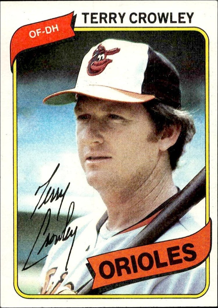 1980 Topps Terry Crowley #188 trading card