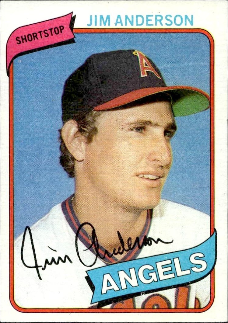 1980 Topps Jim Anderson #183 trading card
