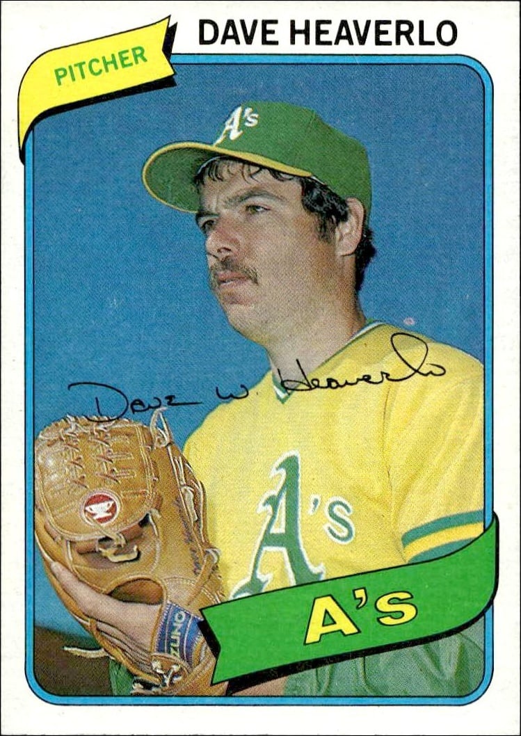 1980 Topps Dave Heaverlo #177 trading card