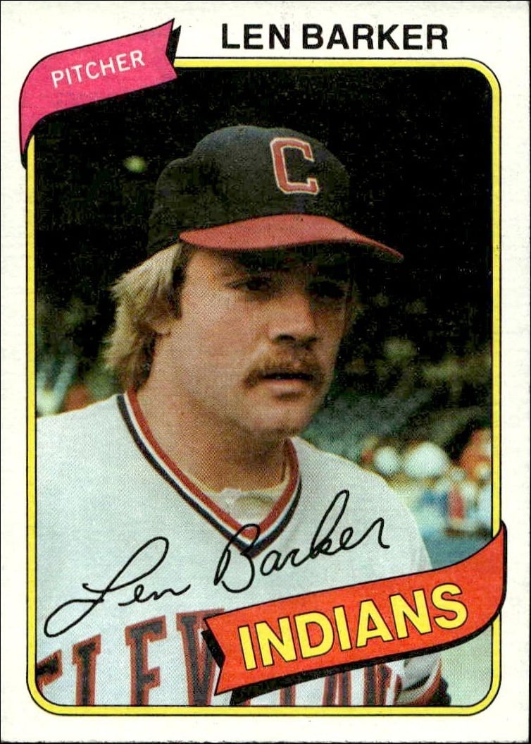 1980 Topps Len Barker #227 trading card