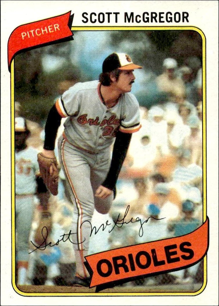 1980 Topps Scott McGregor #237 trading card