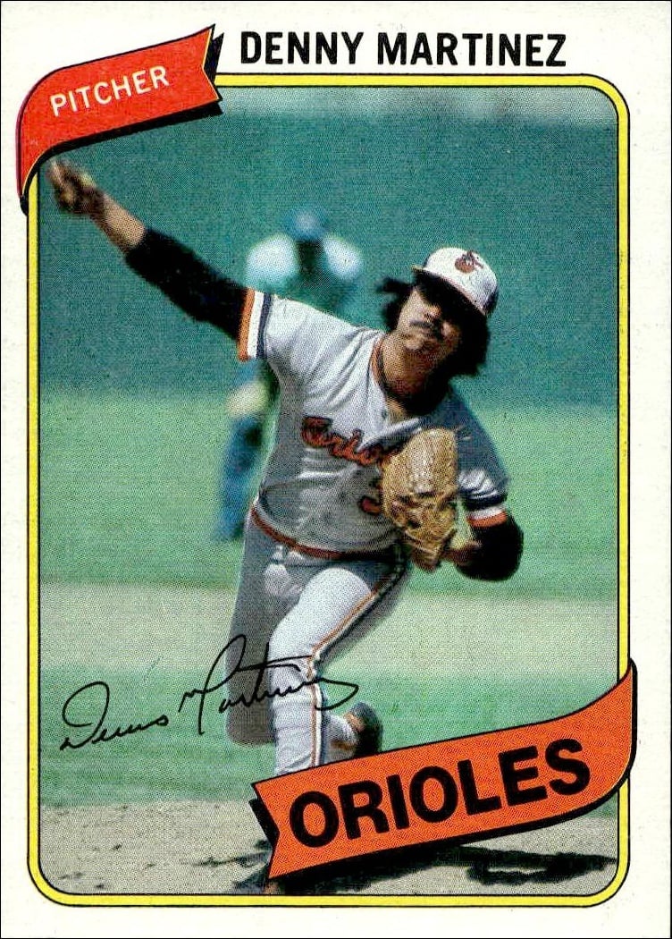 1980 Topps Denny Martinez #10 trading card