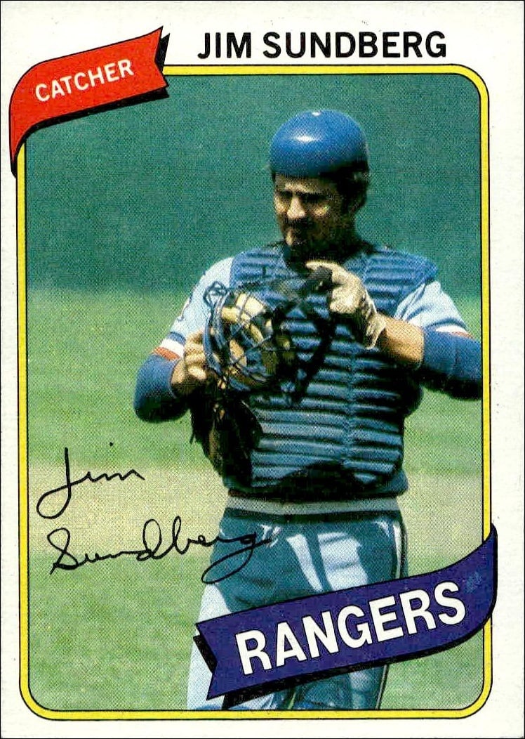 1980 Topps Jim Sundberg #530 trading card
