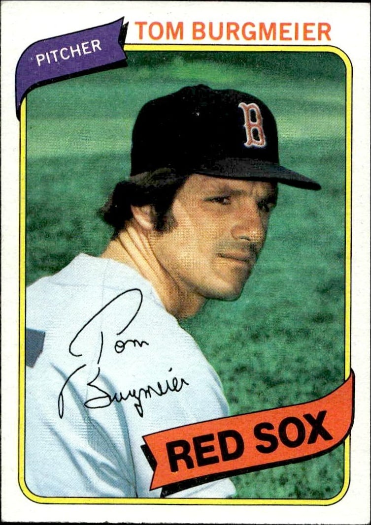 1980 Topps Tom Burgmeier #128 trading card