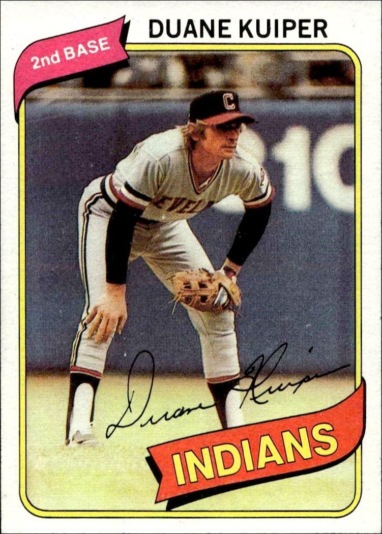 1980 Topps Duane Kuiper #429 trading card