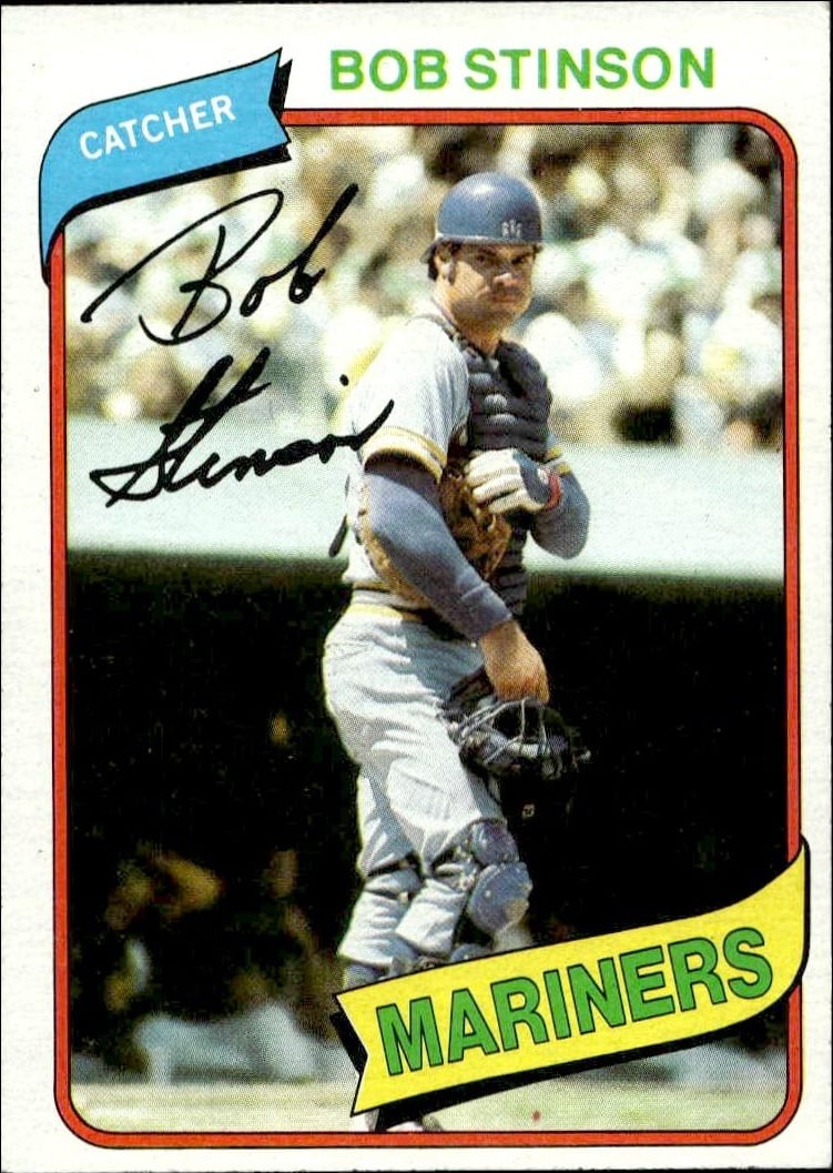 1980 Topps Bob Stinson #583 trading card
