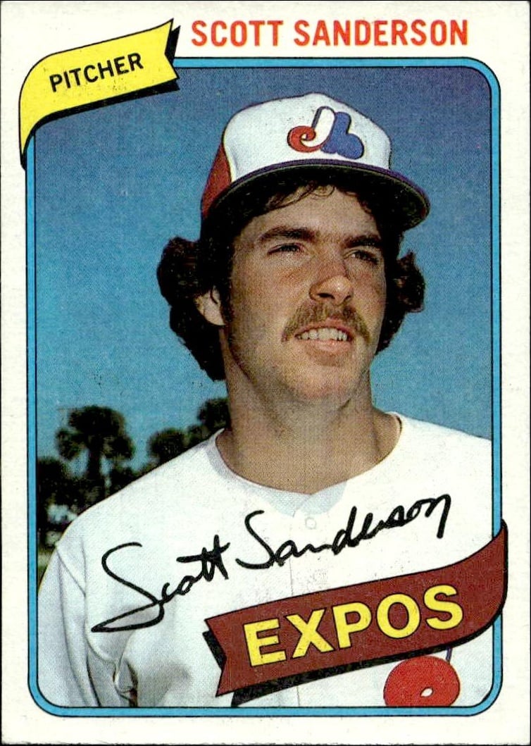 1980 Topps Scott Sanderson #578 trading card