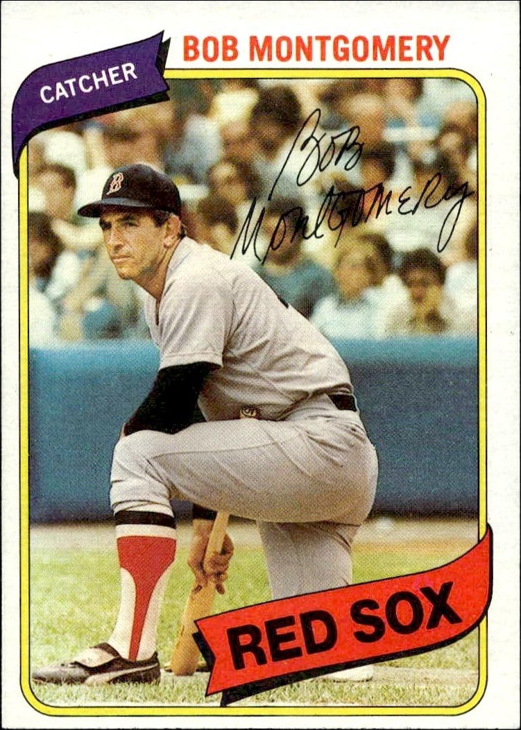1980 Topps Bob Montgomery #618 trading card