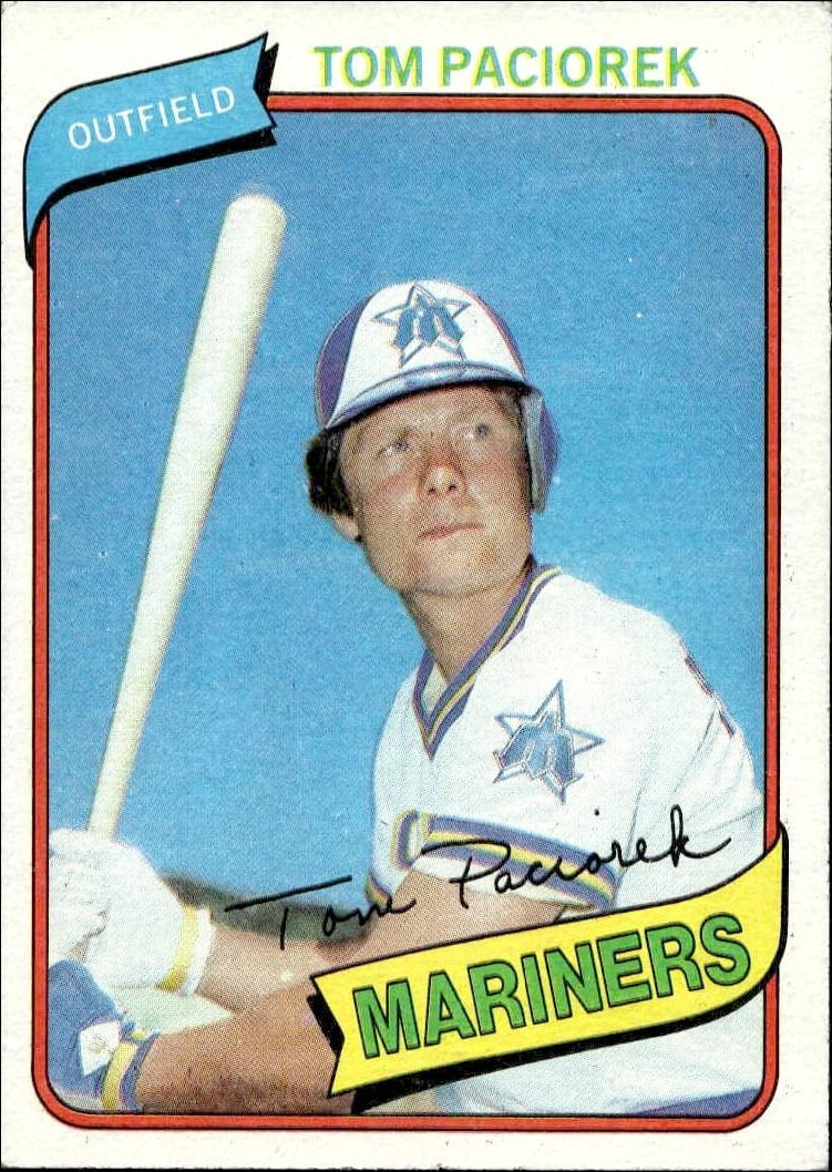 1980 Topps Tom Paciorek #481 trading card