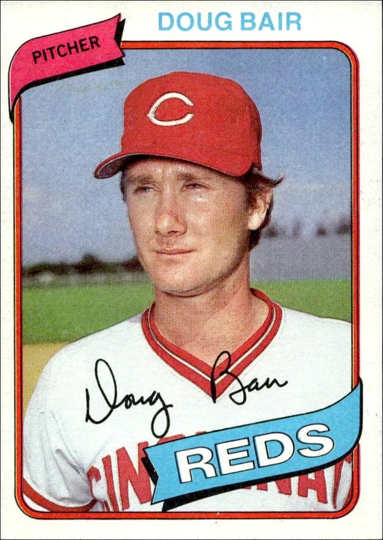 1980 Topps Doug Bair #449 baseball trading card front
