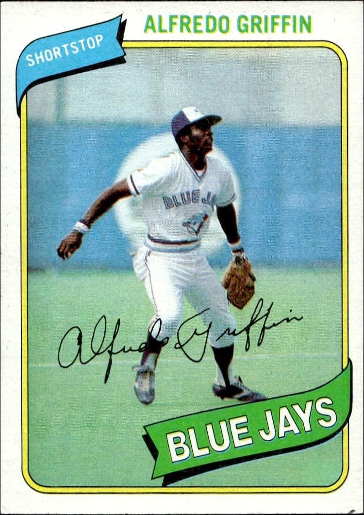 1980 Topps Alfredo Griffin #558 trading card