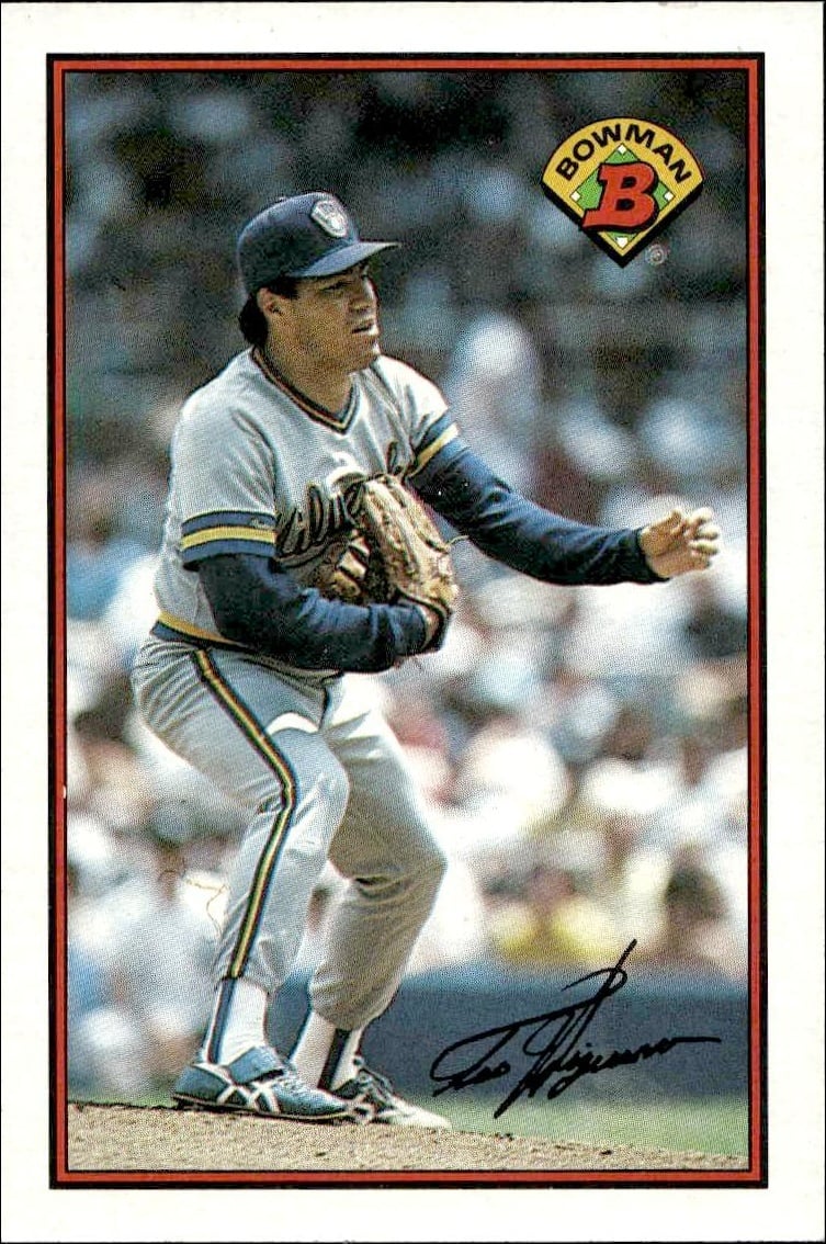 1989 Bowman Teddy Higuera #129 trading card