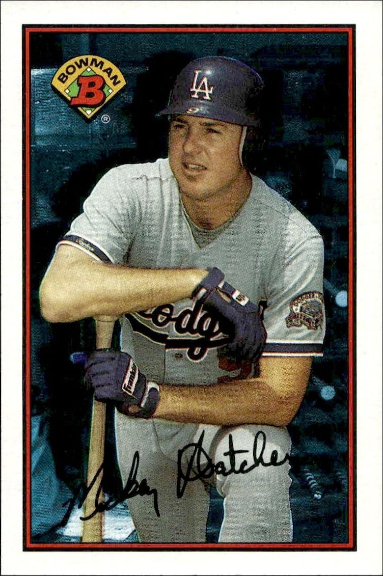 1989 Bowman Mickey Hatcher #347 trading card