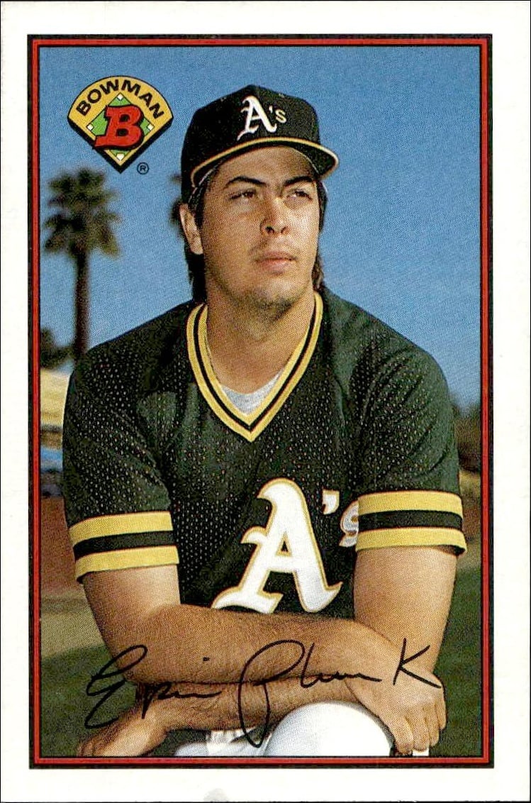 1989 Bowman Eric Plunk #191 trading card