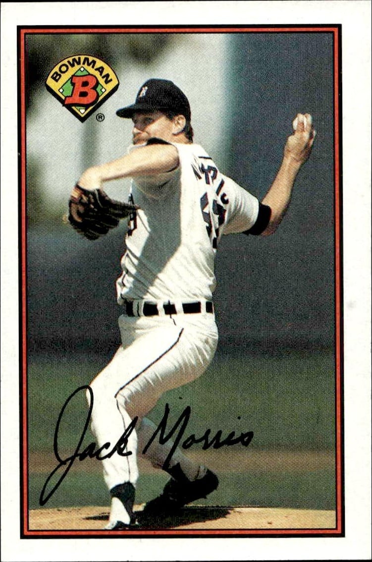 1989 Bowman Jack Morris #93 trading card