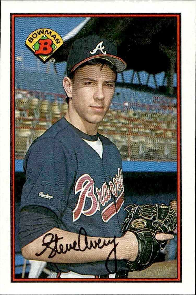 1989 Bowman Steve Avery #268 trading card