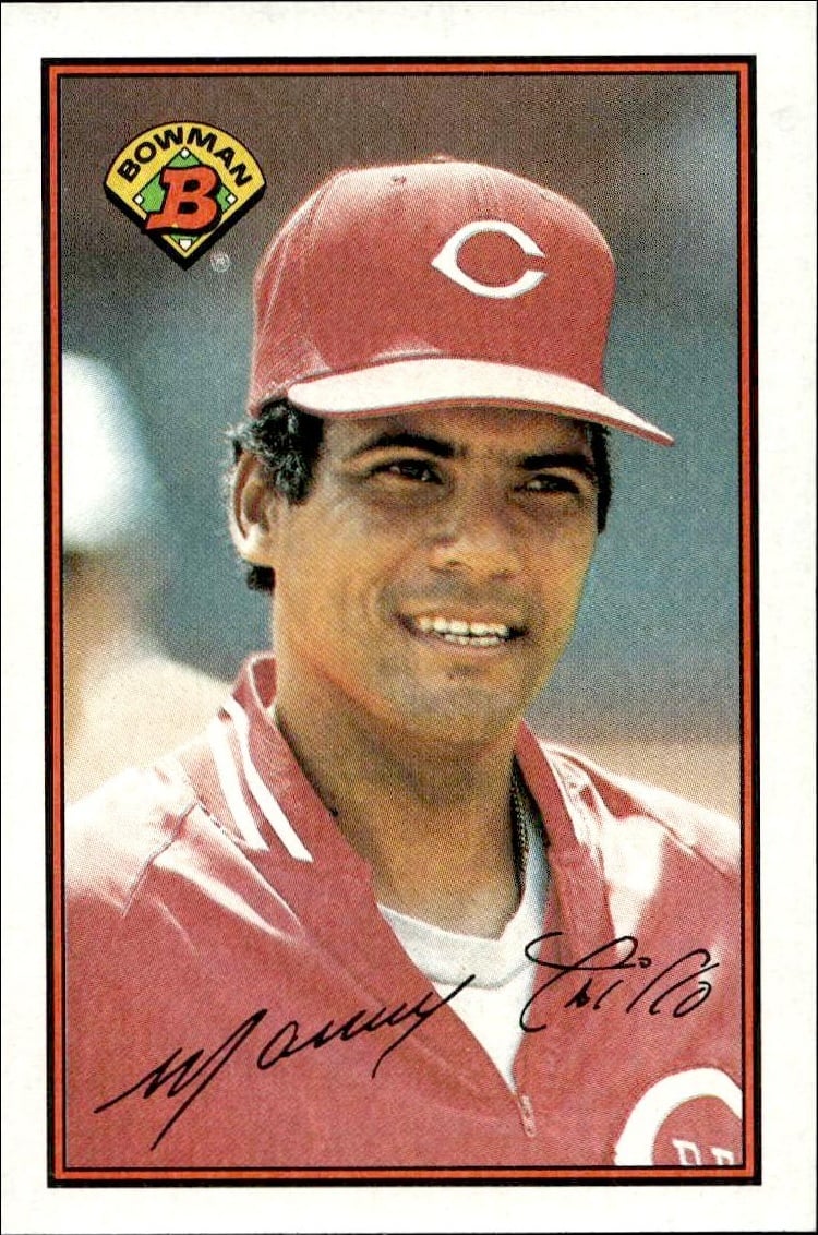 1989 Bowman Manny Trillo #308 trading card