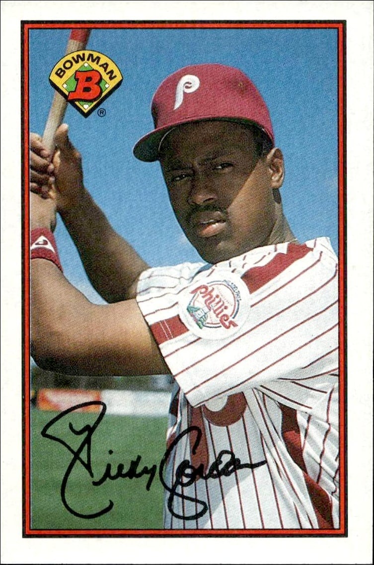 1989 Bowman Ricky Jordan #401 baseball trading card front