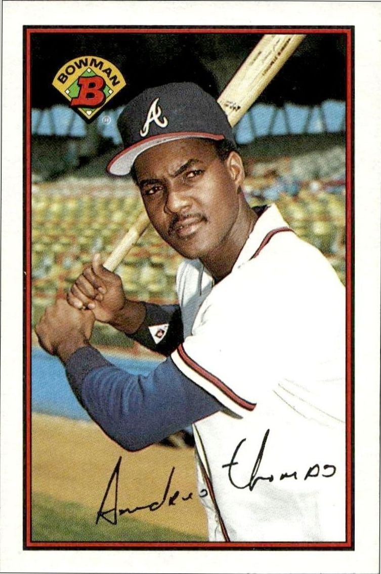 1989 Bowman Andres Thomas #272 trading card