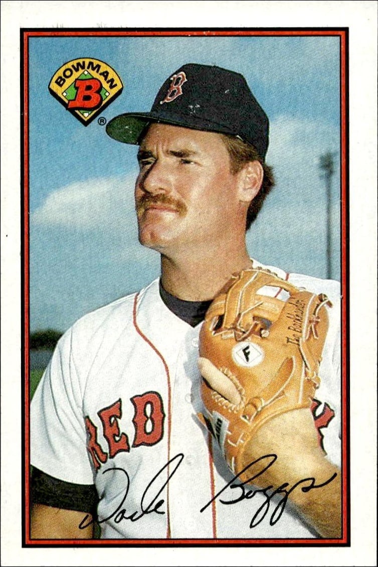 1989 Bowman Wade Boggs #32 trading card