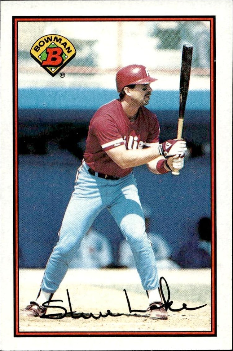 1989 Bowman Steve Lake #399 trading card