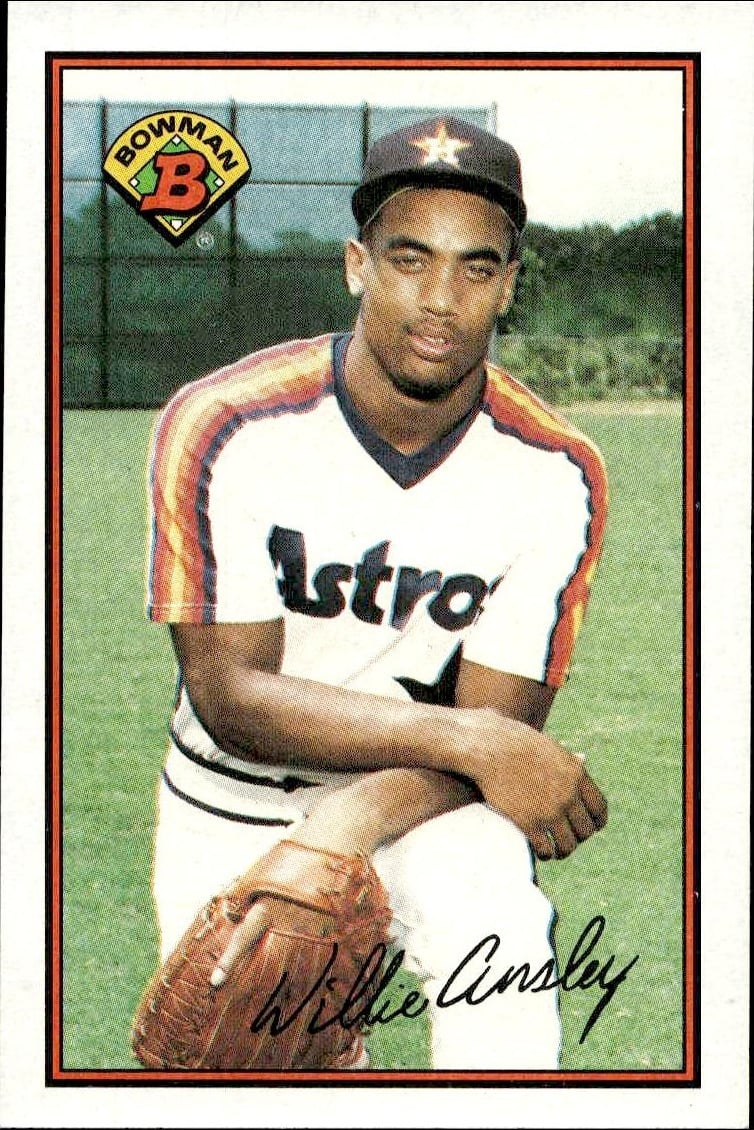 1989 Bowman Willie Ansley #332 trading card