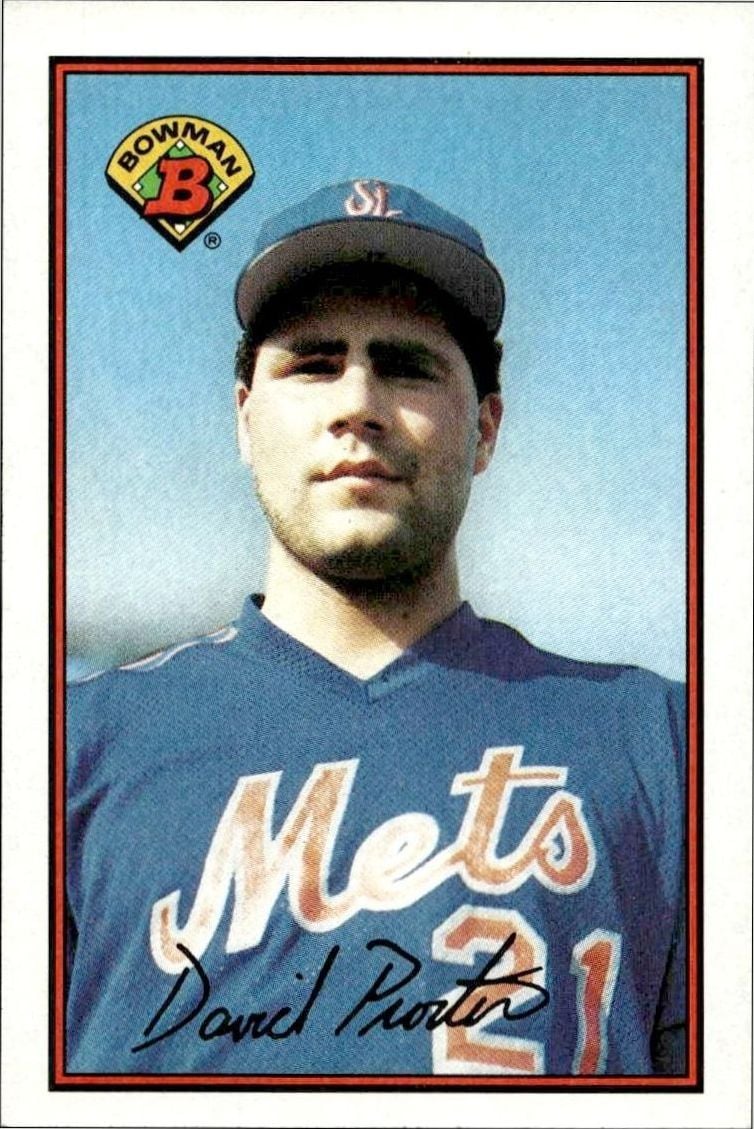 1989 Bowman Dave Proctor #378 trading card