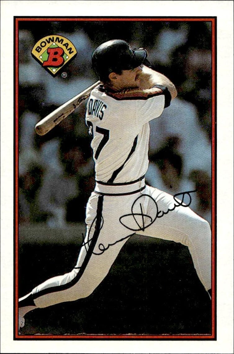 1989 Bowman Glenn Davis #331 trading card