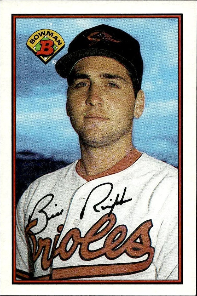 1989 Bowman Billy Ripken #12 trading card