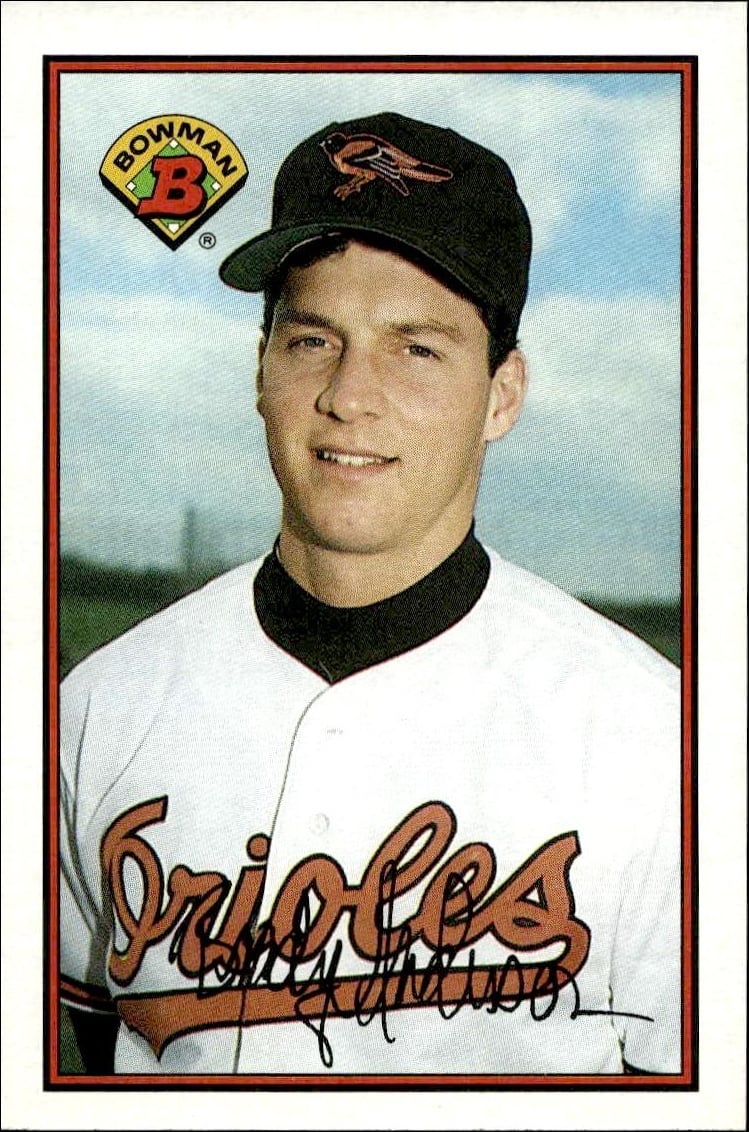 1989 Bowman Brady Anderson #18 trading card