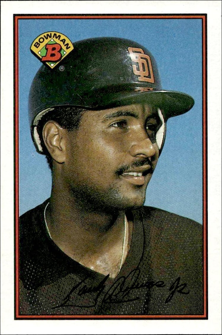 1989 Bowman Sandy Alomar, Jr. #454 baseball trading card front
